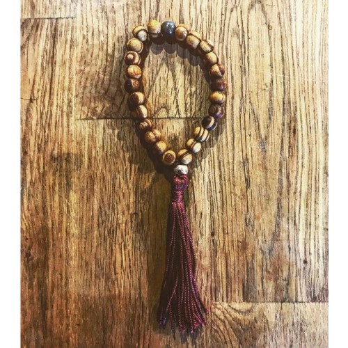 Malas budista 27 jaspe africano ॐ